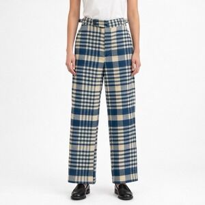 Bode Champlain Plaid Pant Trousers 26 Preppy Retro Heritage Twill Money Designer